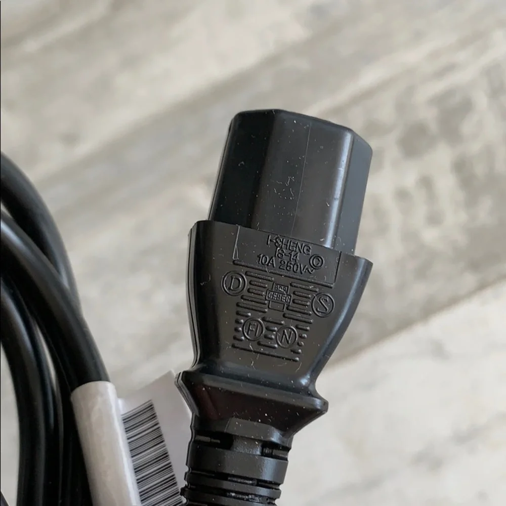 I-Sheng EUR Travel Thick EU Monitor Power Cable New